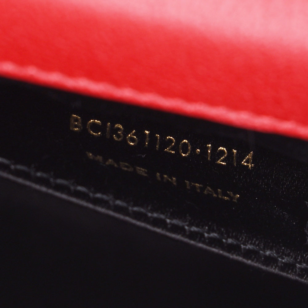 SAINT LAURENT calfskin clutch bag red - Picture 11 of 11